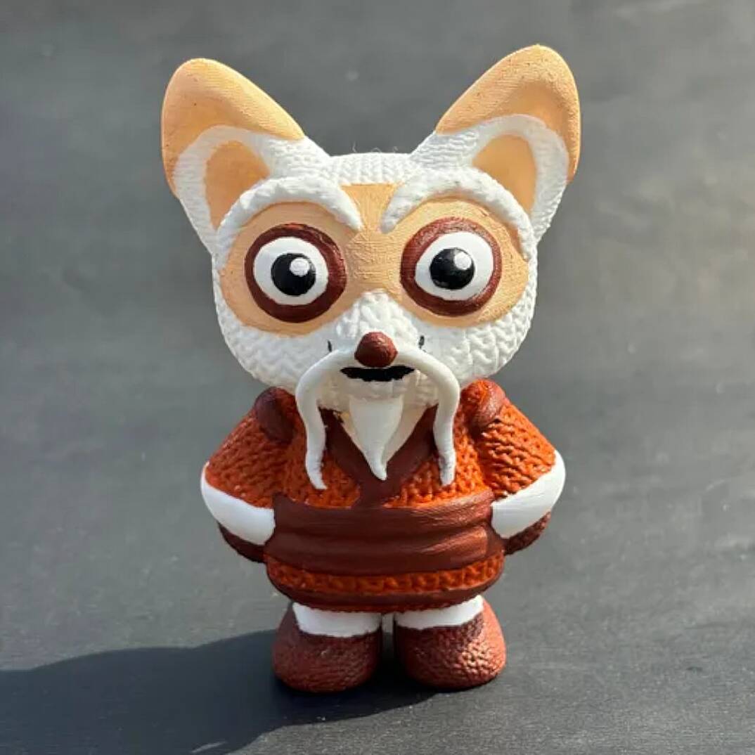 Örgü Desenli Usta Shifu Anahtarlık - 1